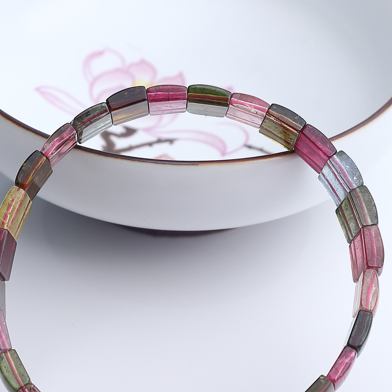 天然碧玺手串-红掌柜