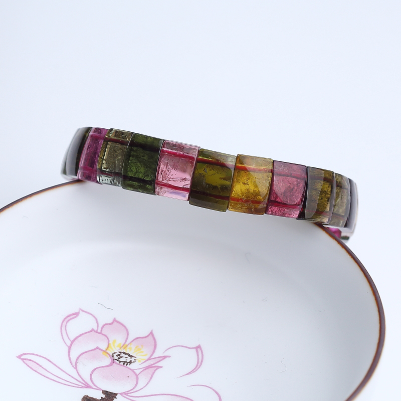 天然碧玺手串-红掌柜