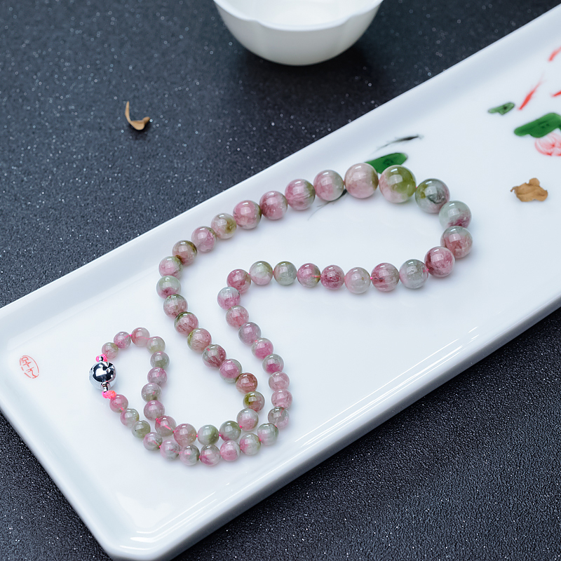 西瓜碧玺项链-红掌柜