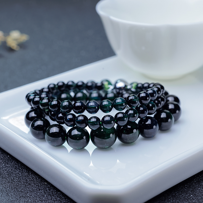 天然碧玺塔链-红掌柜