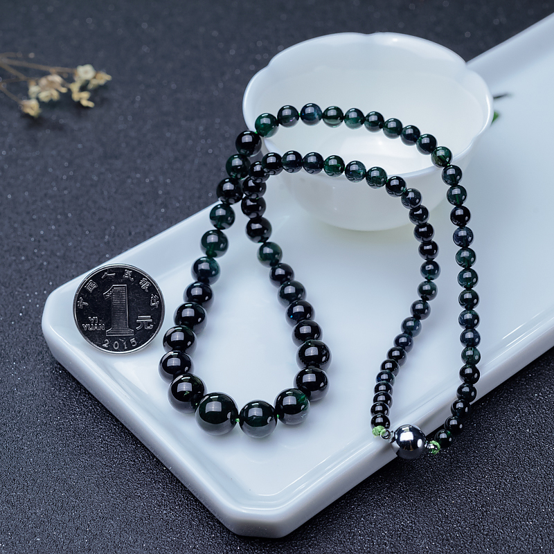 碧玺天然碧玺塔链-红掌柜