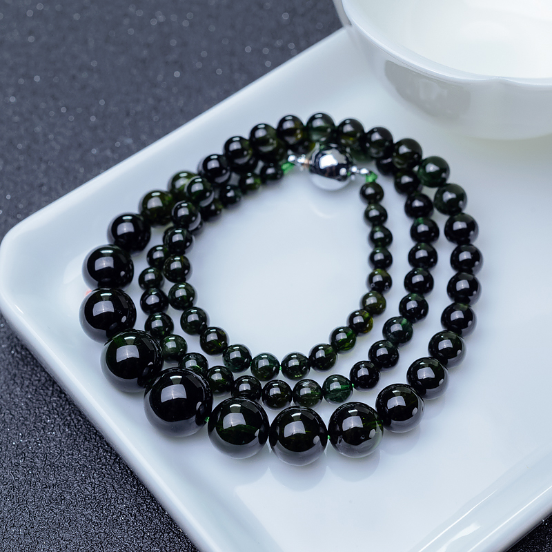 天然碧玺塔链-红掌柜