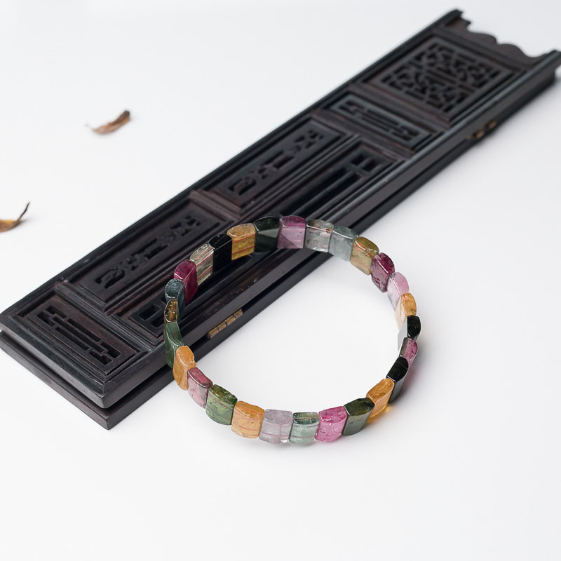 天然碧玺手串-红掌柜