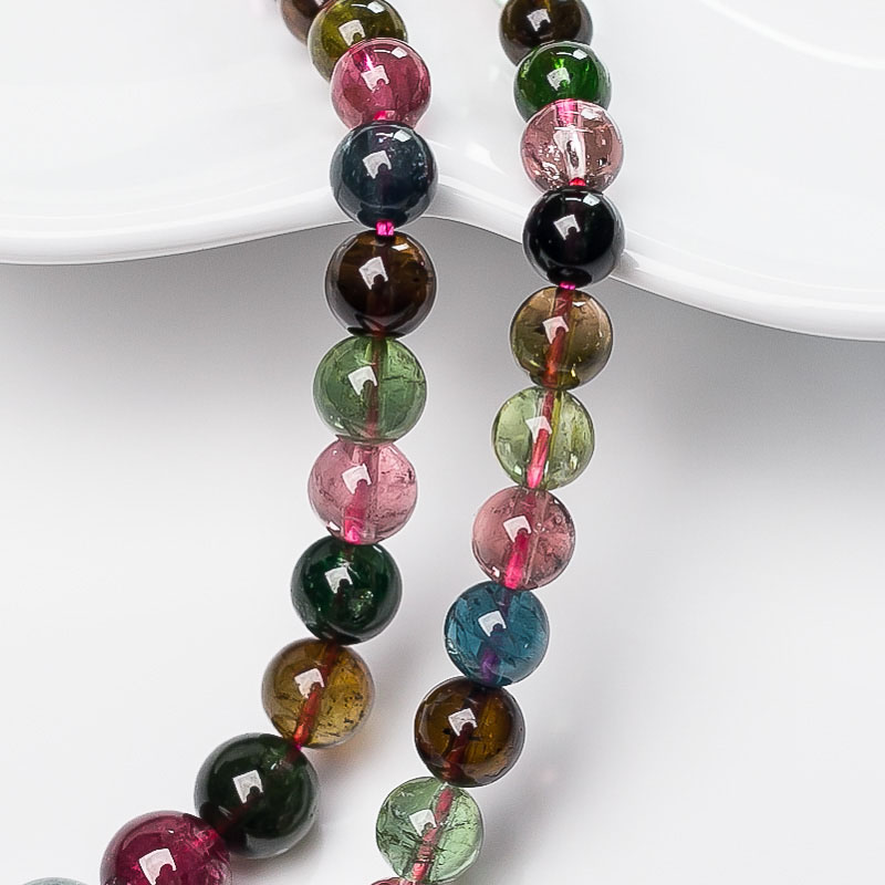 巴西碧玺塔链-红掌柜