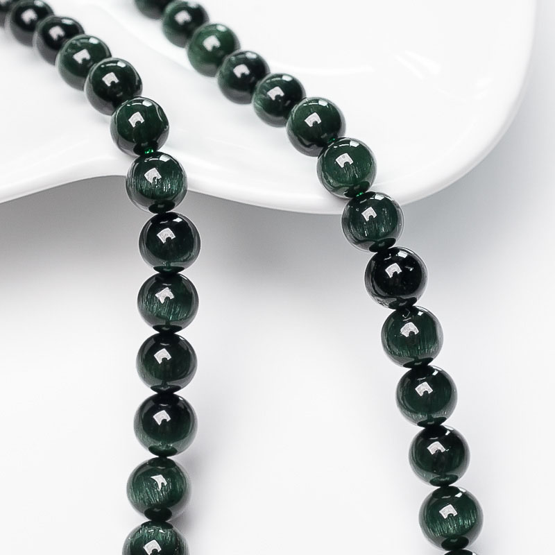 蓝绿猫眼碧玺塔链-红掌柜