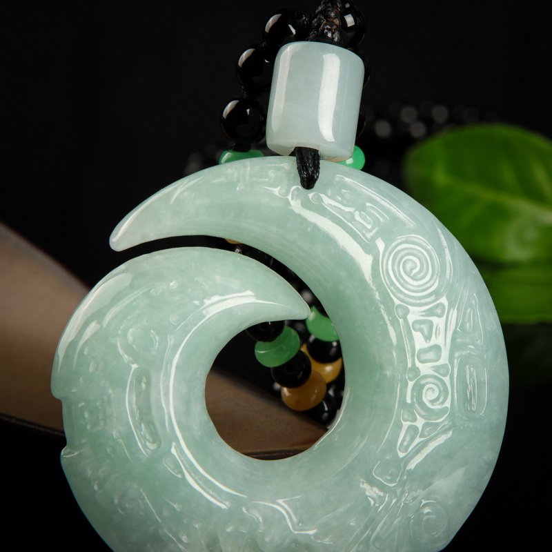 翡翠凤凰吊坠-红掌柜