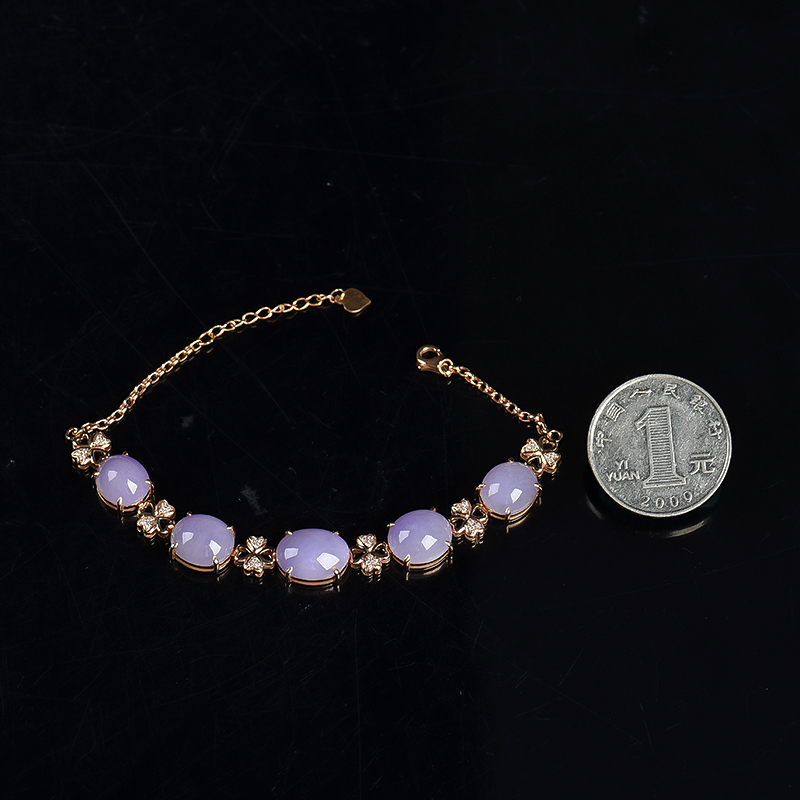 缅甸翡翠手链-红掌柜