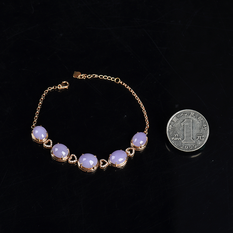 缅甸翡翠手链-红掌柜