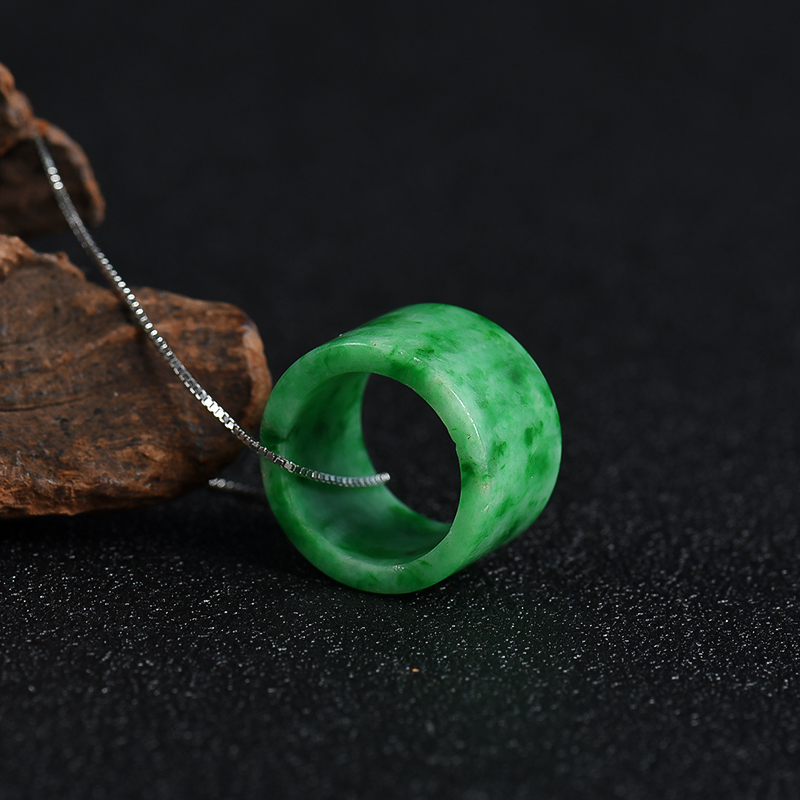 飘翠翡翠路路通项链-红掌柜