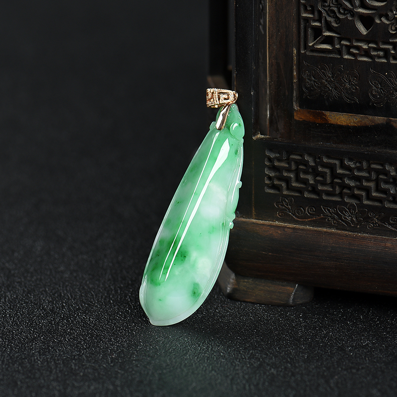 飘翠翡翠福瓜吊坠-红掌柜