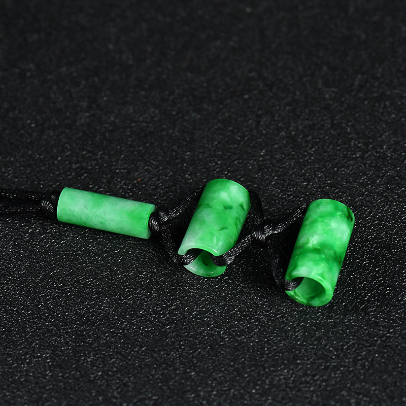 缅甸翡翠路路通吊坠-红掌柜