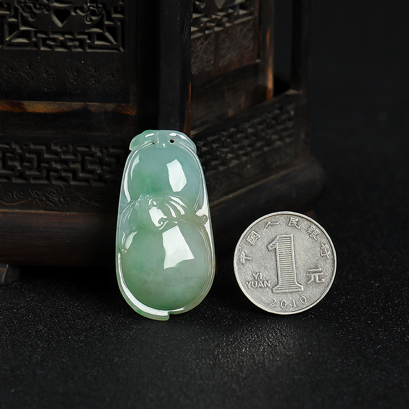 翡翠葫芦挂坠-红掌柜