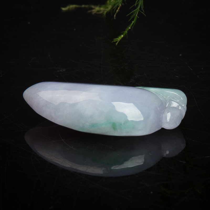 天然翡翠福瓜吊坠-红掌柜