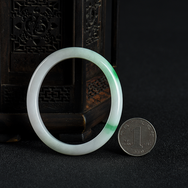 缅甸翡翠贵妃镯-红掌柜