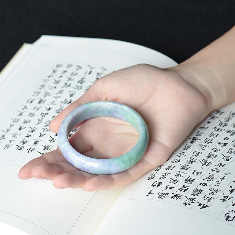 天然翡翠手镯-红掌柜