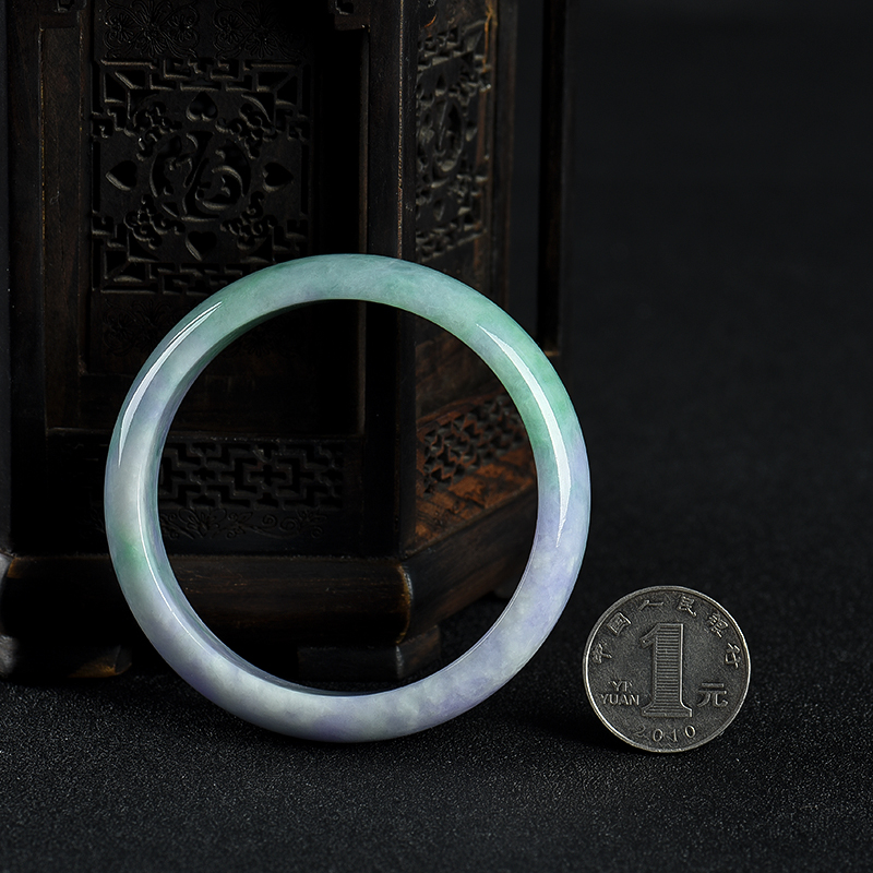 缅甸翡翠手镯-红掌柜