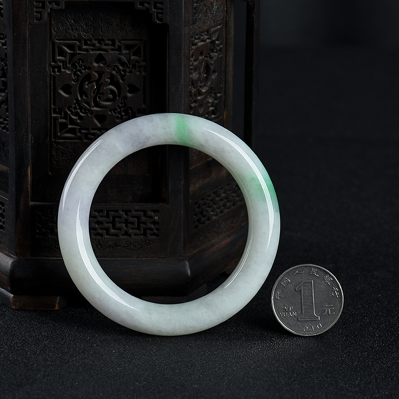 缅甸翡翠圆镯-红掌柜