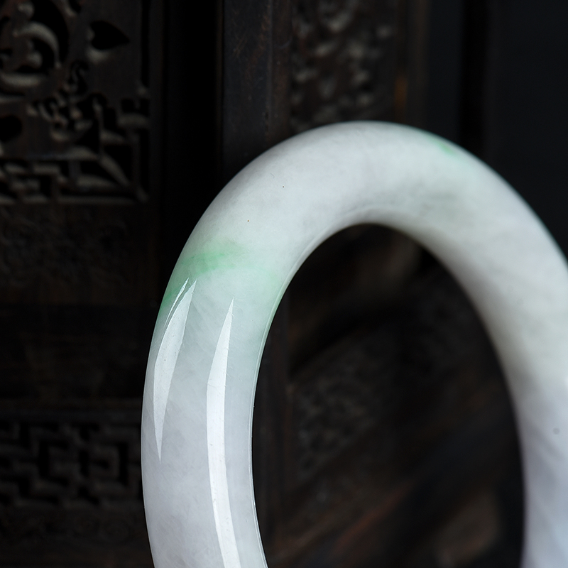 翡翠圆镯-红掌柜