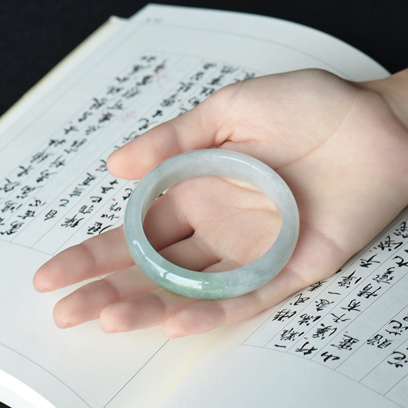 天然翡翠手镯-红掌柜