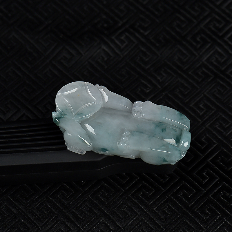 翡翠貔貅吊坠-红掌柜