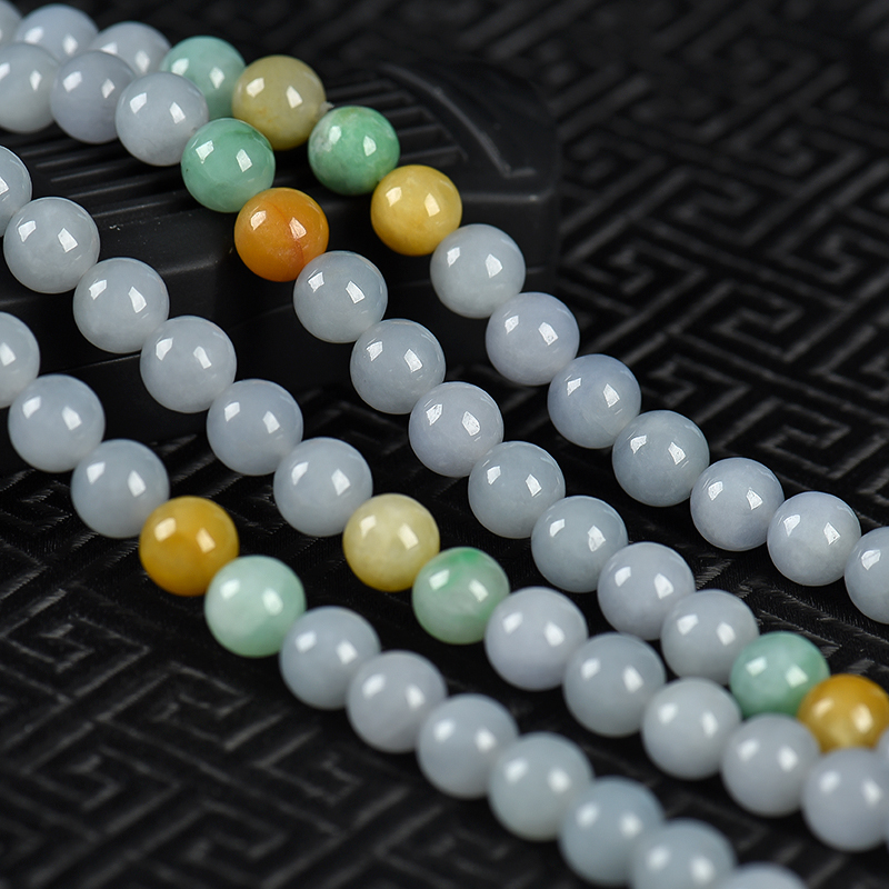 糯种翡翠手串-红掌柜