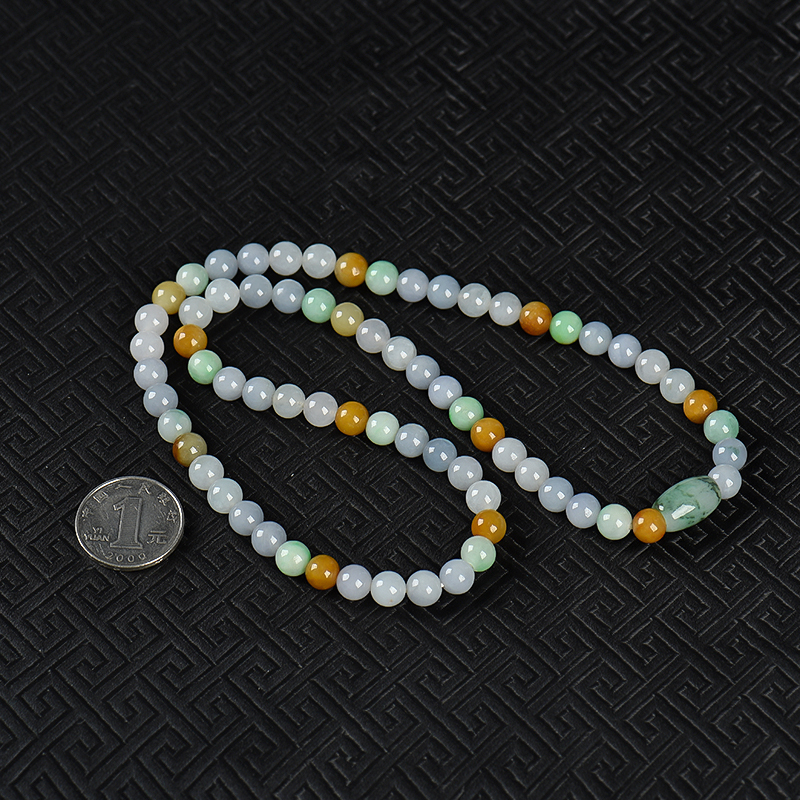 天然翡翠多圈手串-红掌柜