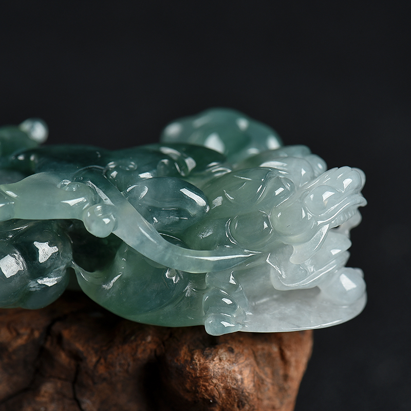 天然翡翠貔貅吊坠-红掌柜