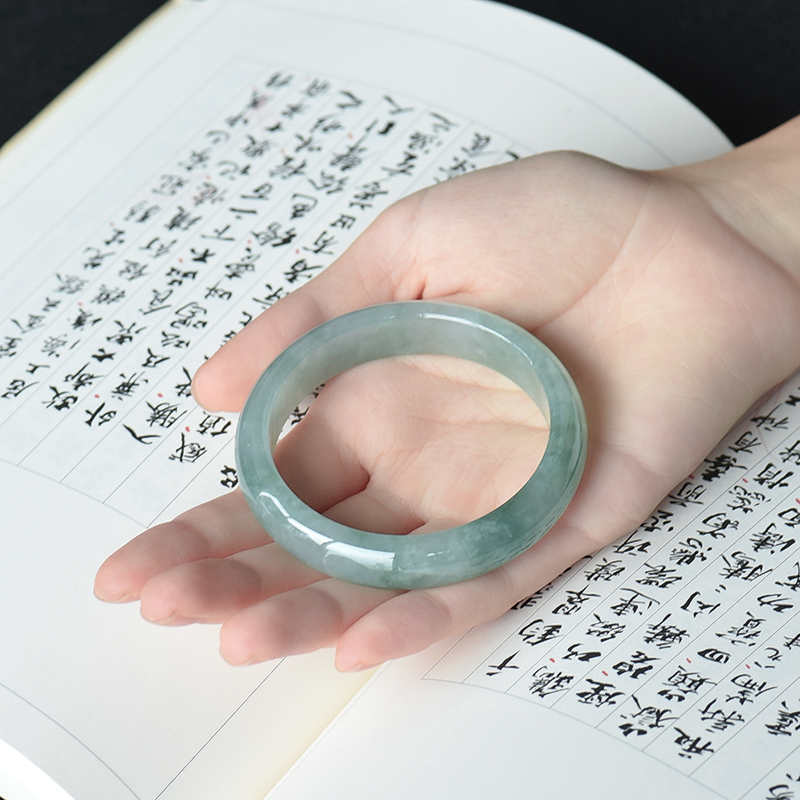 天然翡翠手镯-红掌柜