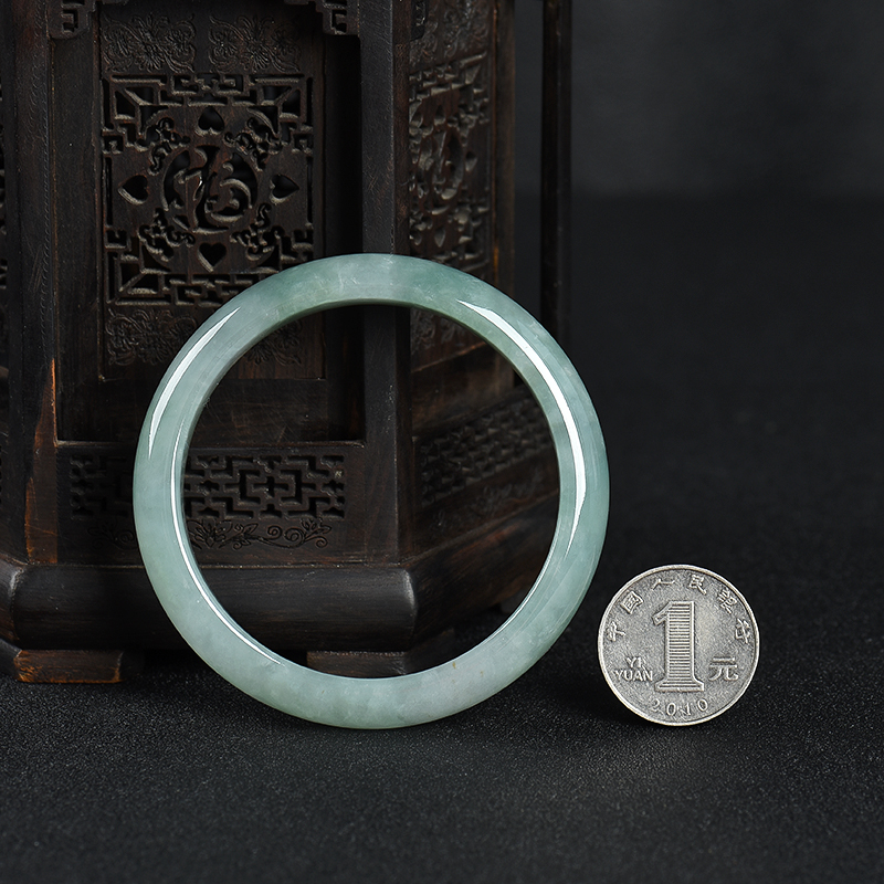 缅甸翡翠手镯-红掌柜