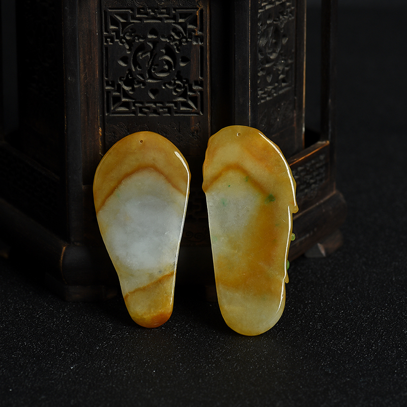 豆种黄翡白头偕老套装-红掌柜