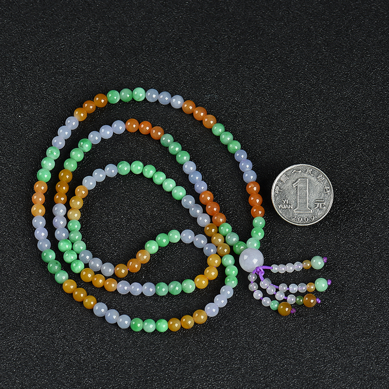 糯种福禄寿翡翠手串-红掌柜