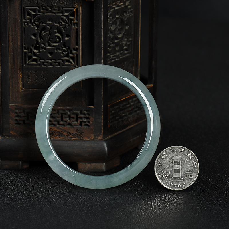 缅甸翡翠手镯-红掌柜