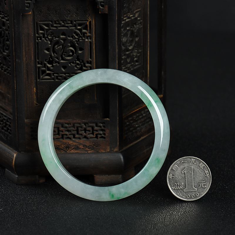 天然翡翠手镯-红掌柜