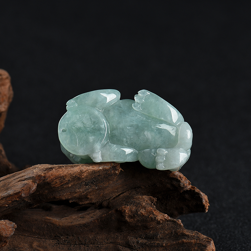 翡翠貔貅吊坠-红掌柜