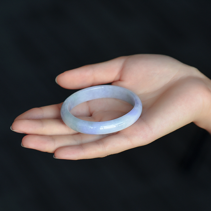 天然翡翠贵妃镯-红掌柜