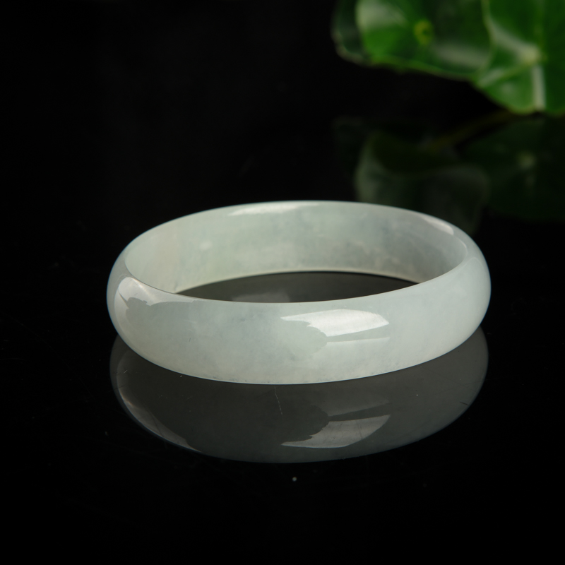 缅甸天然翡翠贵妃镯-红掌柜