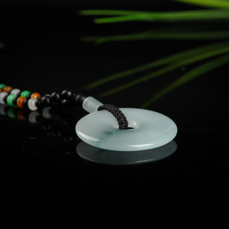 翡翠平安扣吊坠-红掌柜