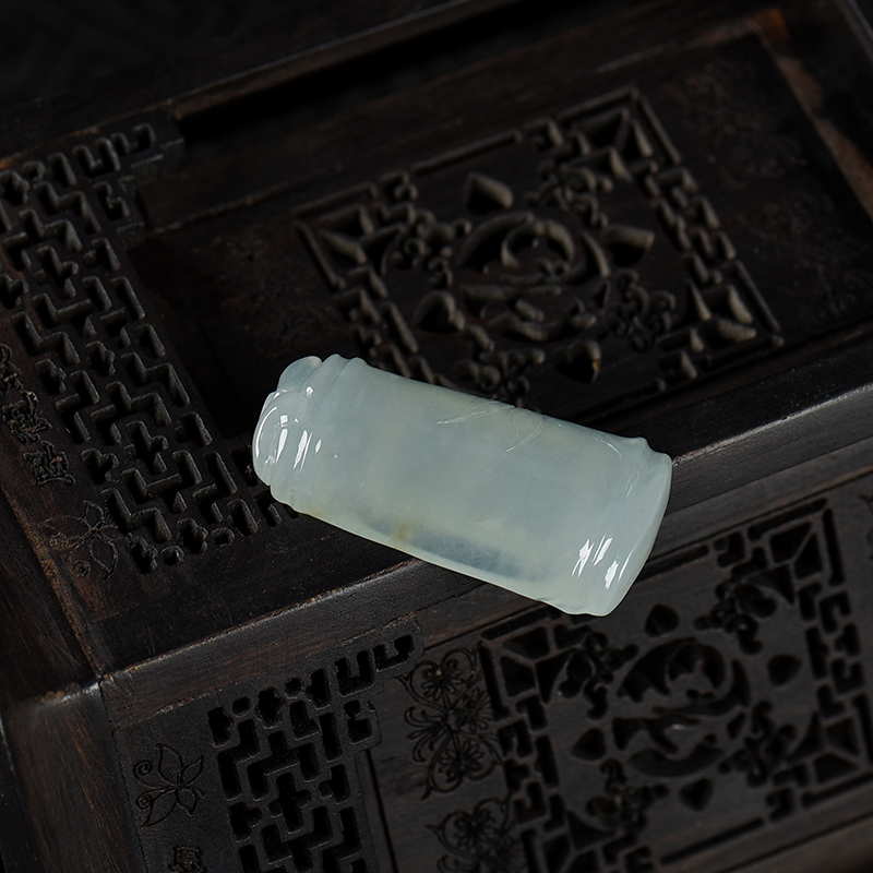 天然翡翠节节高升吊坠-红掌柜