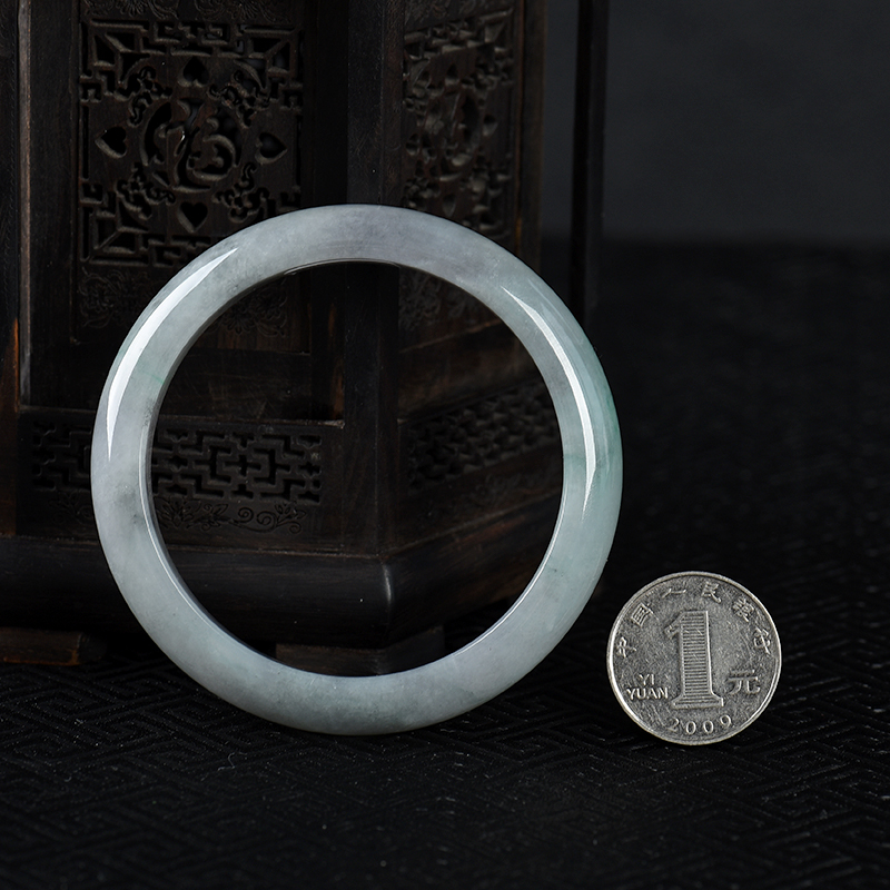 缅甸翡翠手镯-红掌柜