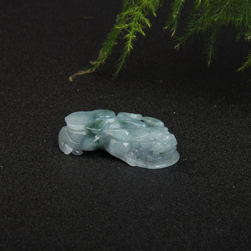 翡翠貔貅吊坠-红掌柜