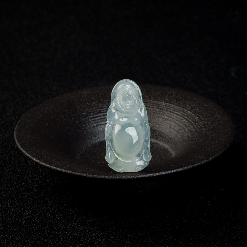 翡翠逍遥佛吊坠-红掌柜