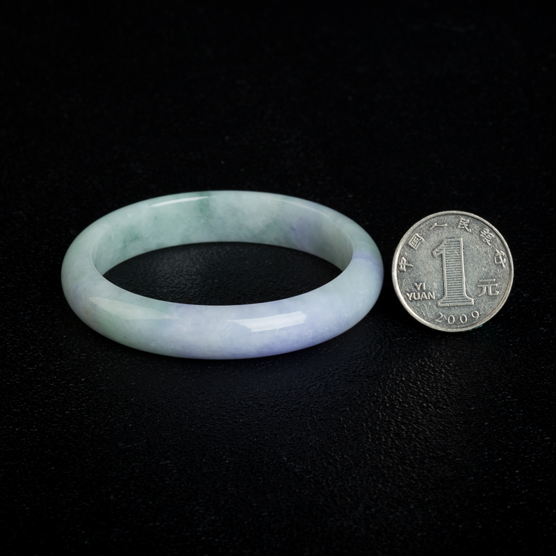 春带彩翡翠贵妃镯-红掌柜