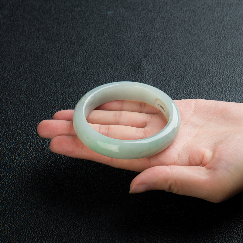 缅甸翡翠平安镯-红掌柜