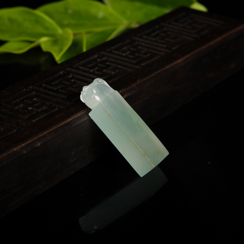 飘翠翡翠年年有余印章-红掌柜