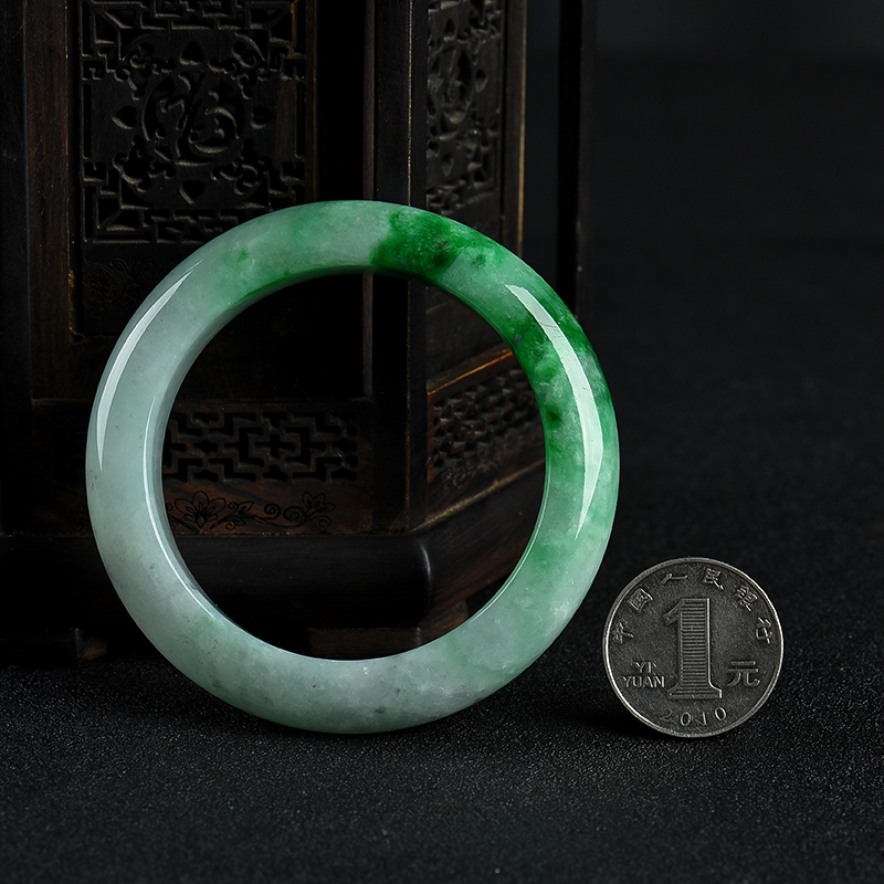 缅甸翡翠手镯-红掌柜