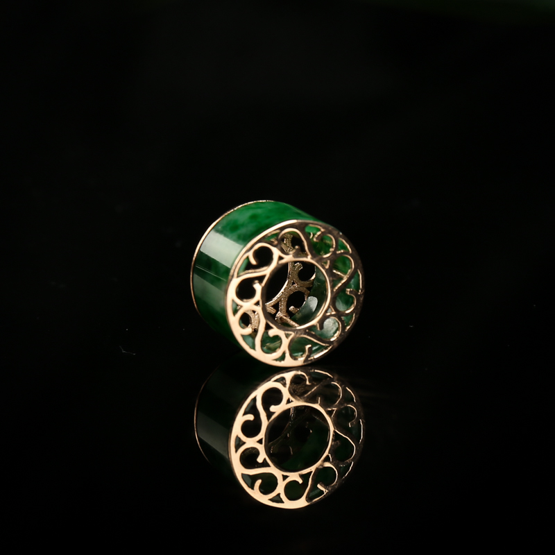 天然翡翠路路通吊坠-红掌柜