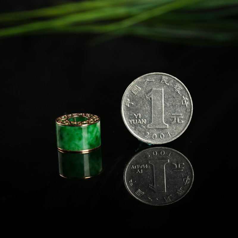 翡翠路路通吊坠-红掌柜