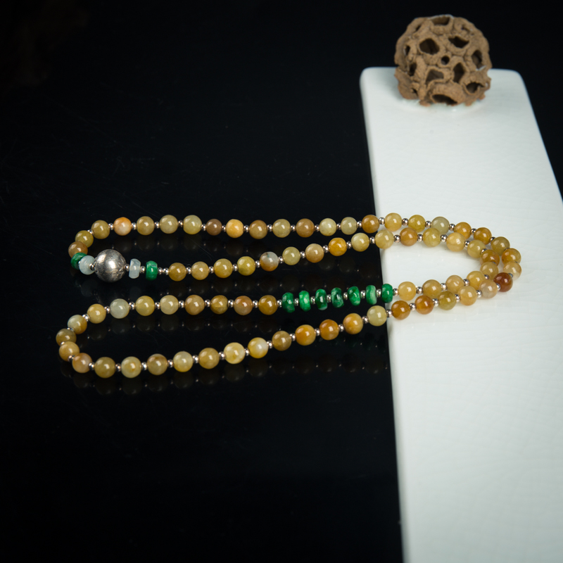 黄翡多圈手串-红掌柜