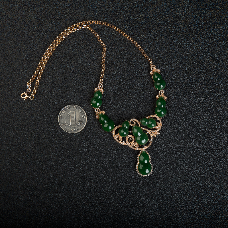 翡翠福禄项链-红掌柜