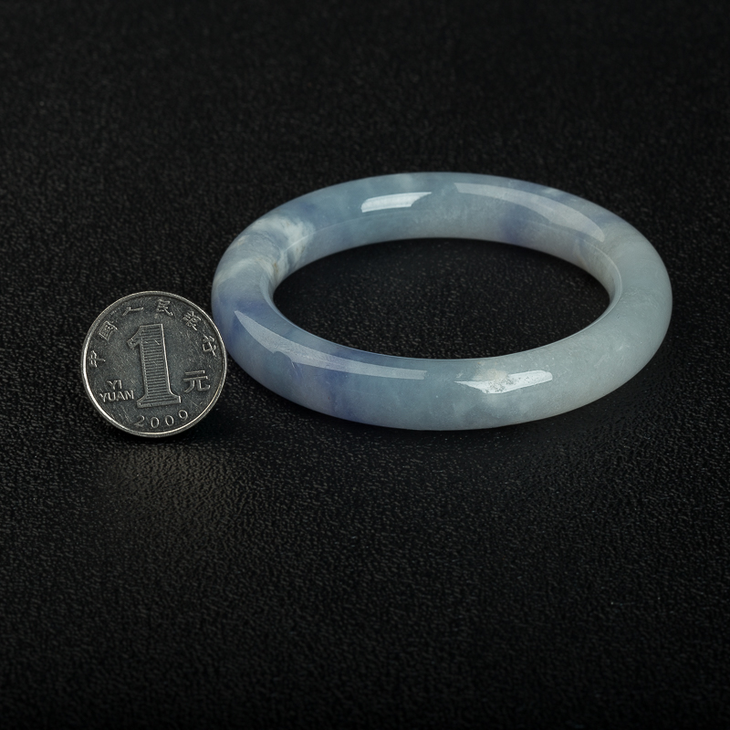 缅甸翡翠圆镯-红掌柜